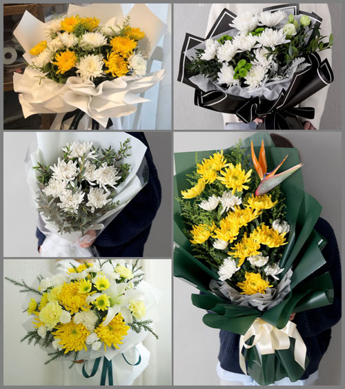 贵州黔南州平塘县塘边镇湾子村白事花束代送